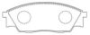 AISIN ASN-166 Brake Pad Set, disc brake